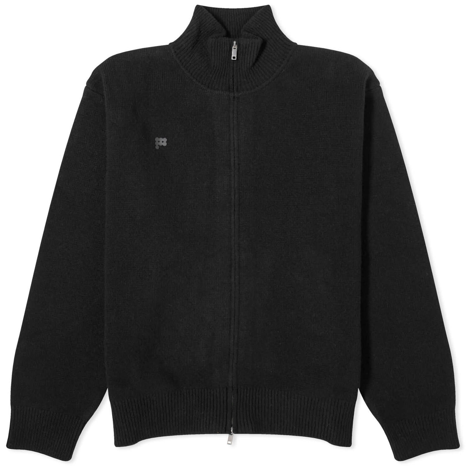 

Свитер Pangaia Recycled Cashmere Compact Zipped, черный