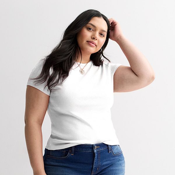 

Детская футболка slim fit plus size So, Modern White