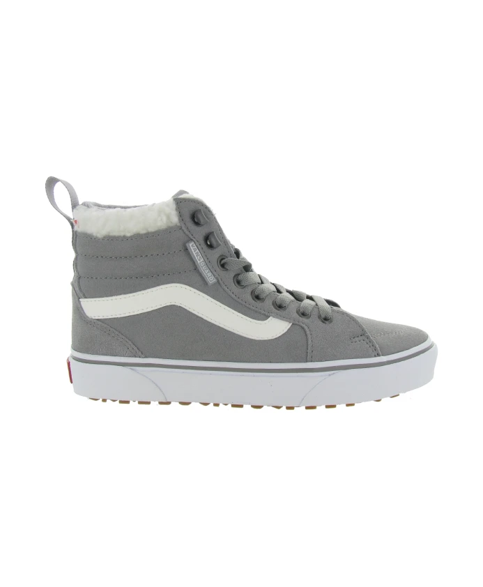 

Женские высокие кеды на платформе Vans, серый