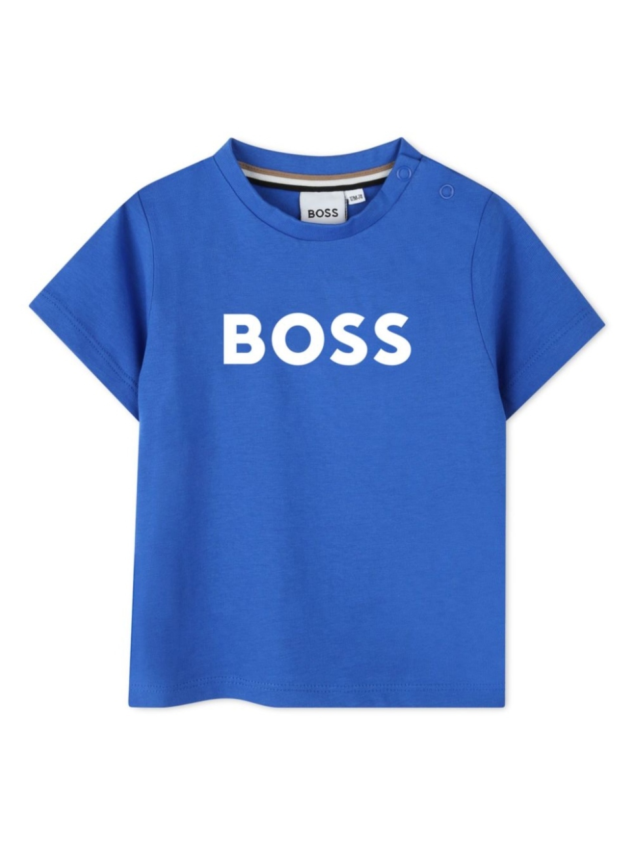 

BOSS Kidswear футболка с логотипом, синий