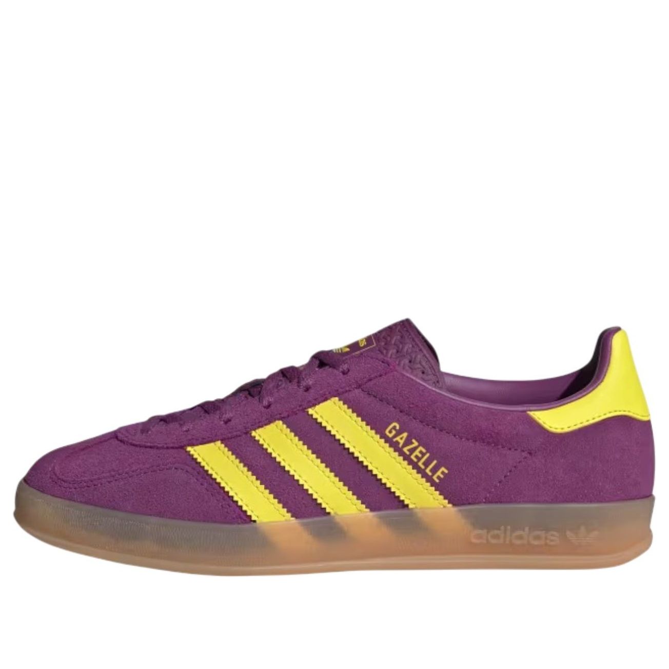 Кроссовки (WMNS) adidas Gazelle Indoor 'Rich Mauve Bright Yellow'