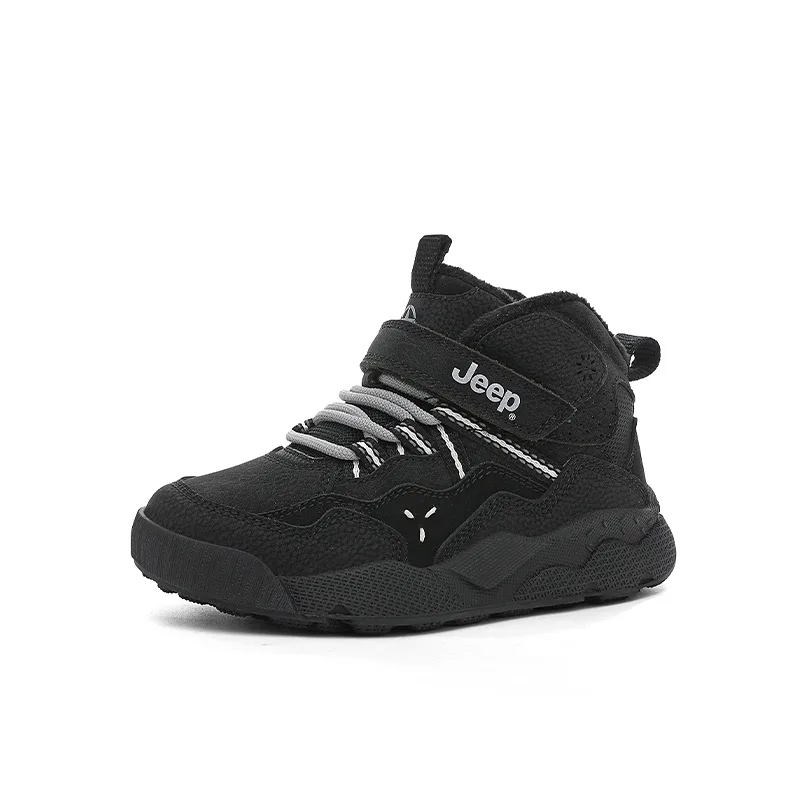 Детские утепленные противоскользящие износостойкие ботинки Explorer 2.0 Jeep, Tide Sunset Blue/Checkerboard Gray[Thin Cotton] — фото 4