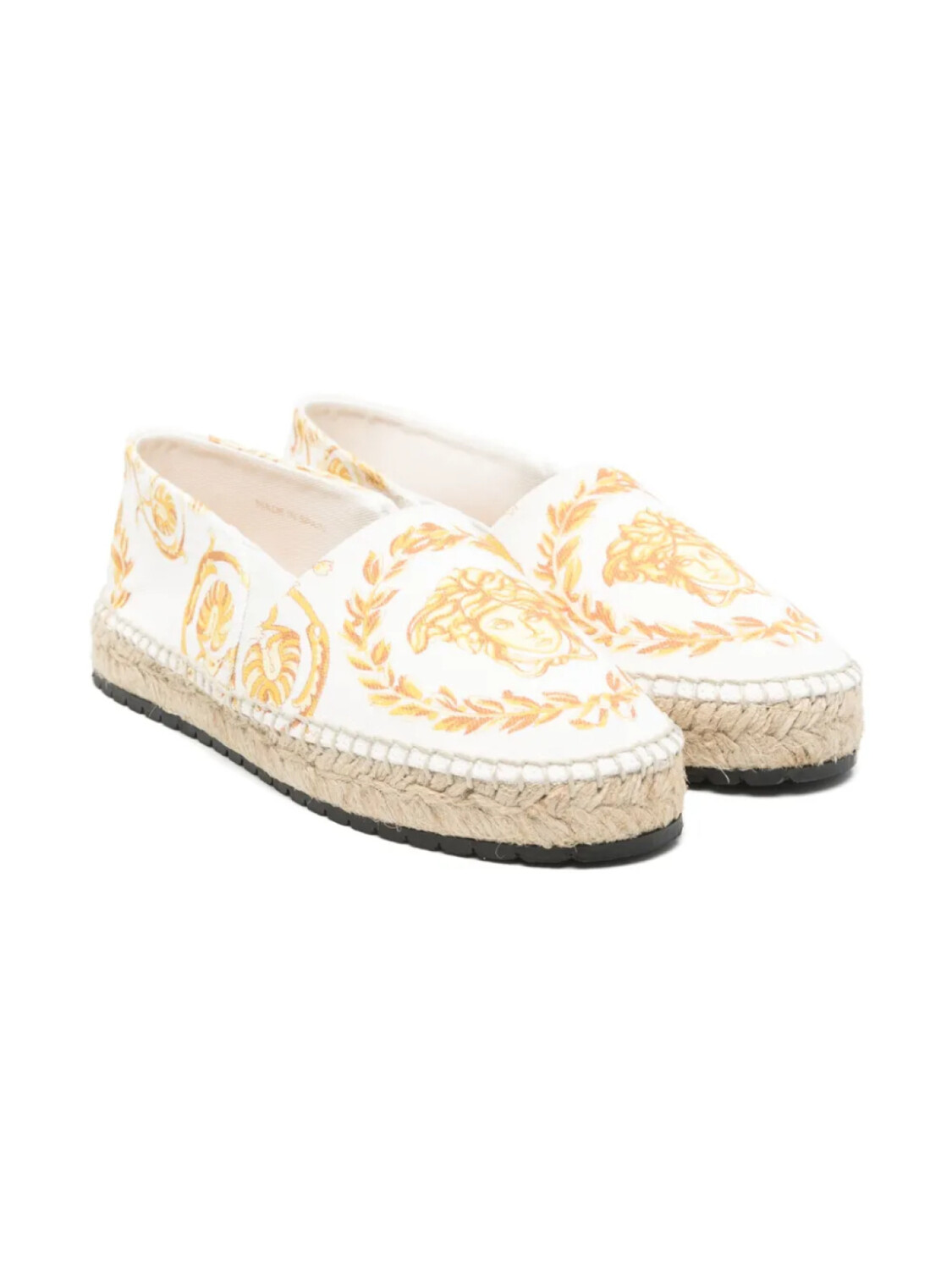 

Эспадрильи Versace Kids с мотивом «Голова Медузы», белый