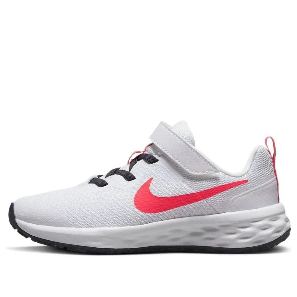 

Детские кроссовки Nike Revolution 6 DD1095-101, белые, спортивные, для бега, NIN701, белый