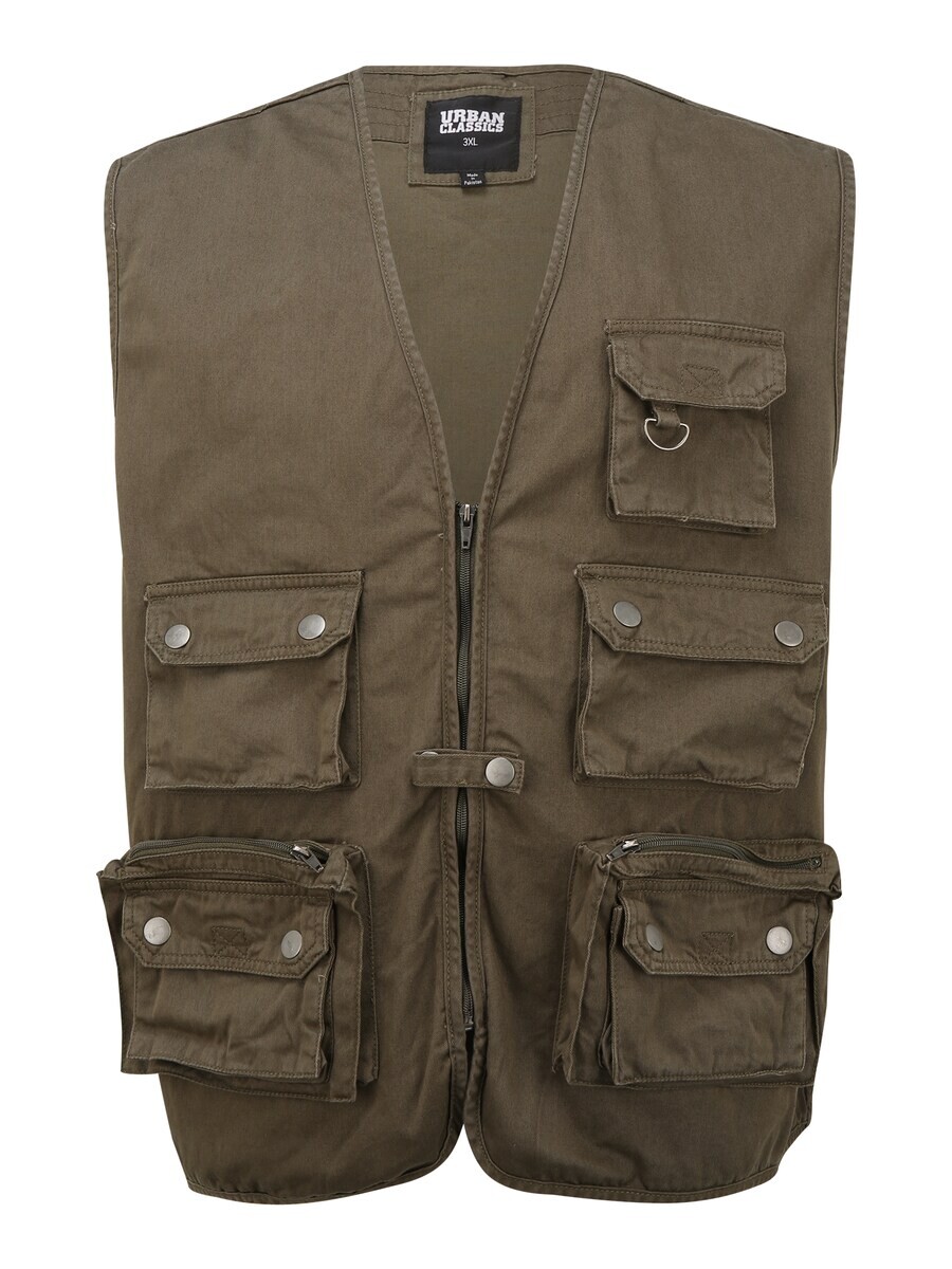 

Жилет Urban Classics Vest Worker, оливковый