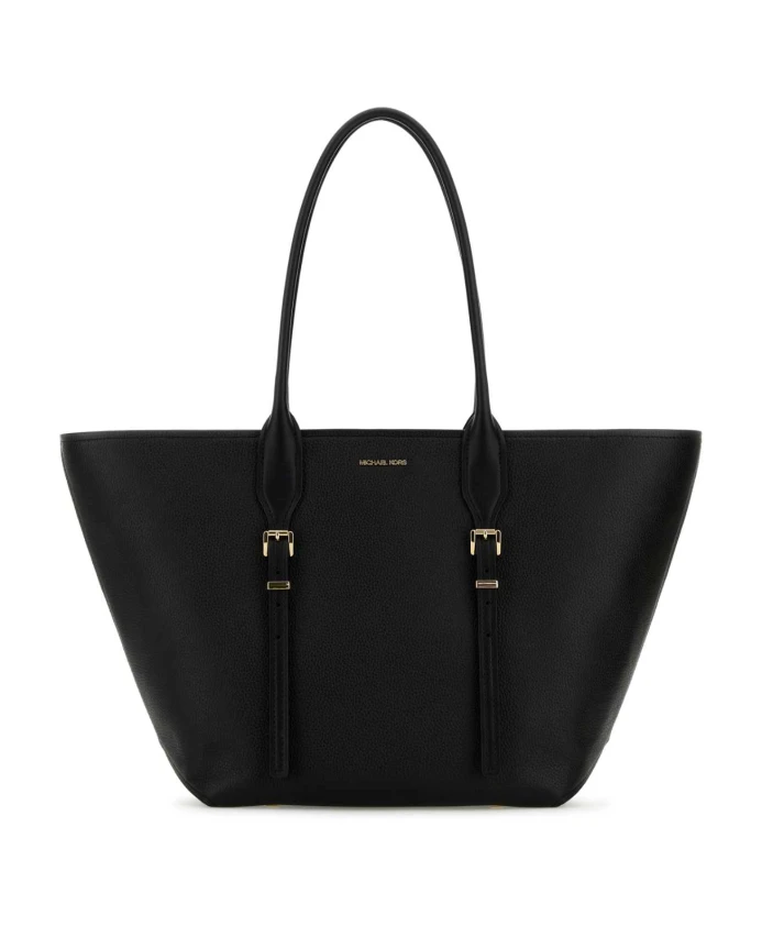 

Стильная электронная кожаная сумка-шоппер Michael Kors, черный