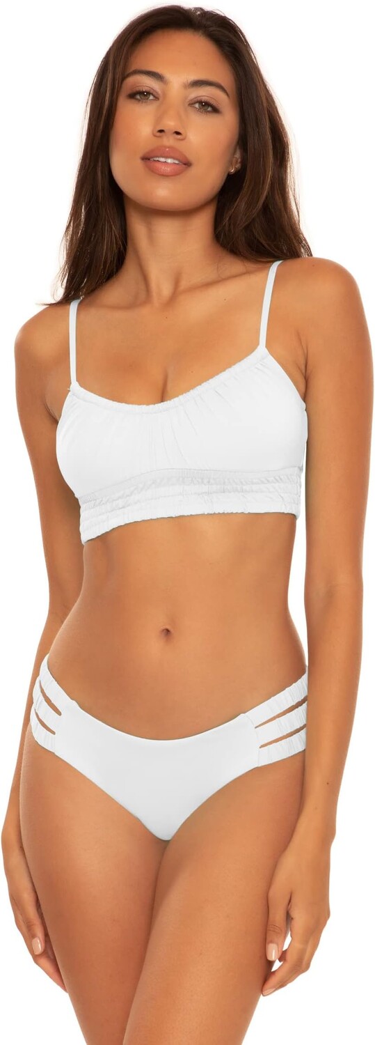 

Купальный топ BECCA Color Code Juliet Peasant Cami Top, белый