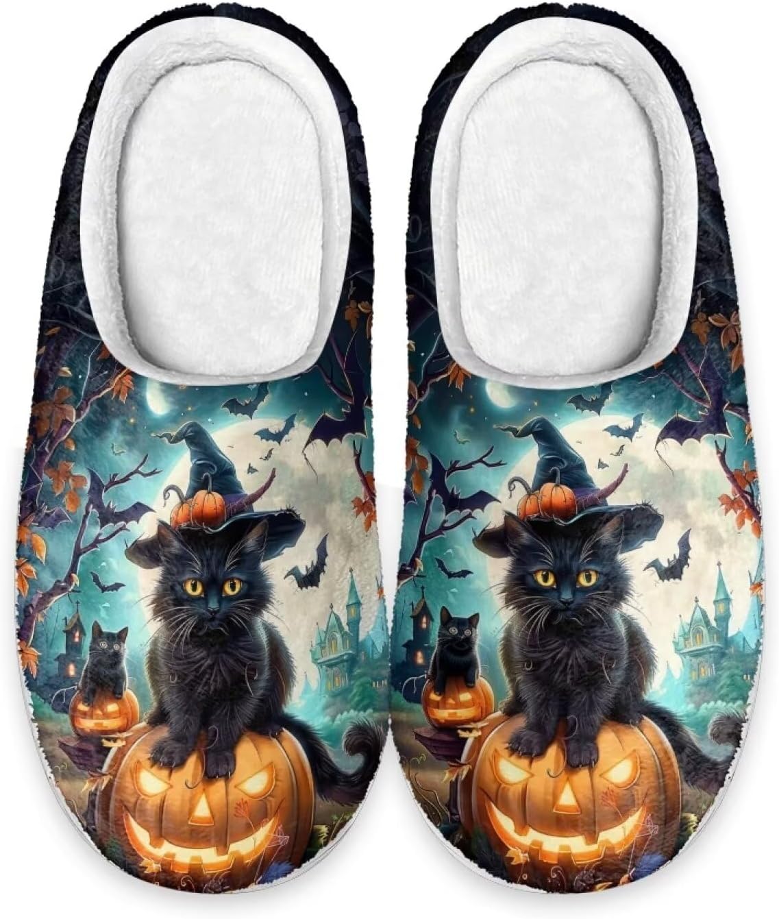 

Тапочки Xpyiqun для мужчин и женщин, зимние теплые домашние тапочки, нескользящие, мягкие и уютные, черный