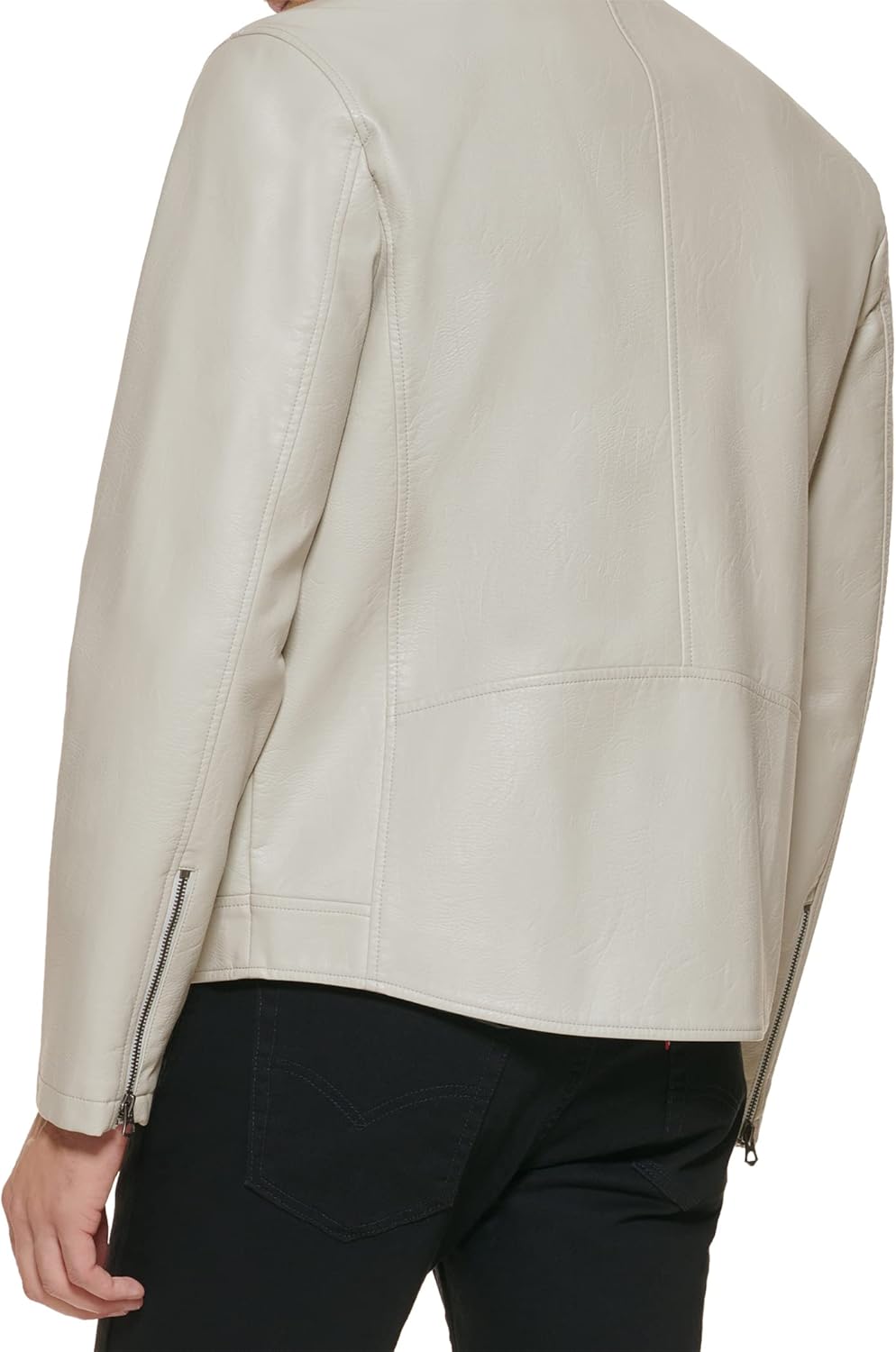 Мужская гоночная куртка Levi's из искусственной кожи, Oyster — фото 4