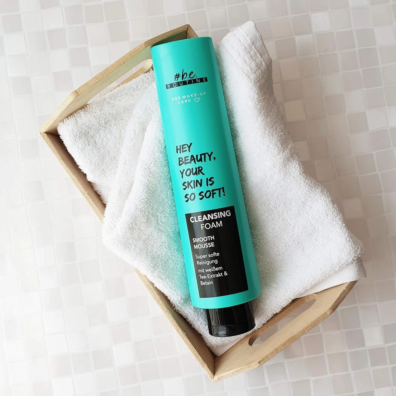 Гель для умывания #be routine — Очищающая пенка-мусс «Smooth Mousse» с экстрактом белого чая — фото 4