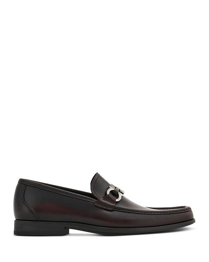 

Мужские мокасины с орнаментом Ганчини Ferragamo, красный