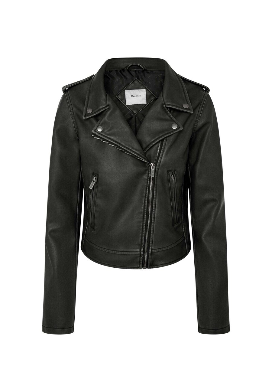 

Кожаная куртка Pepe Jeans Between-Season Jacket CIRY, черный