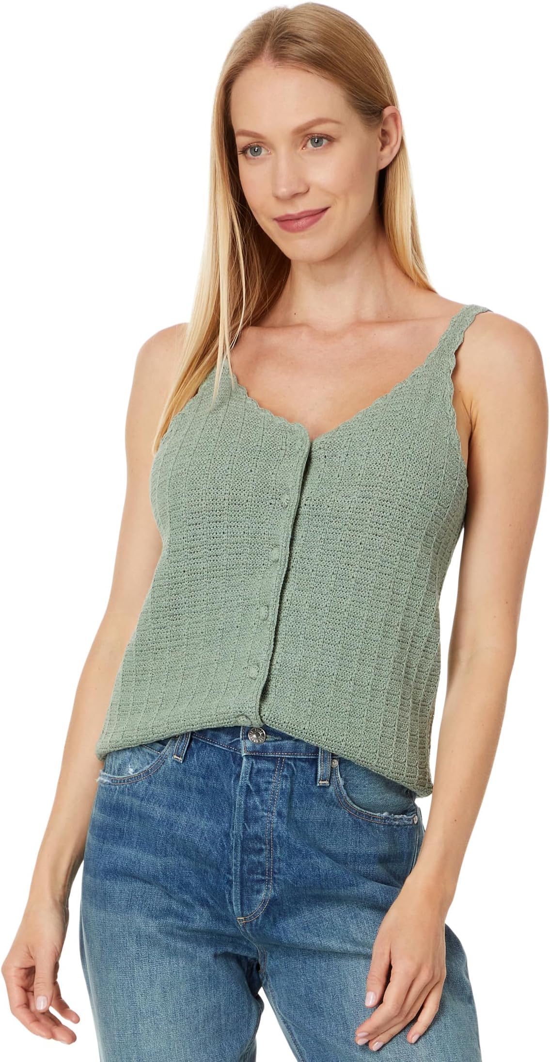 

Свитер Splendid Poppy Sweater Tank, цвет Lagoon