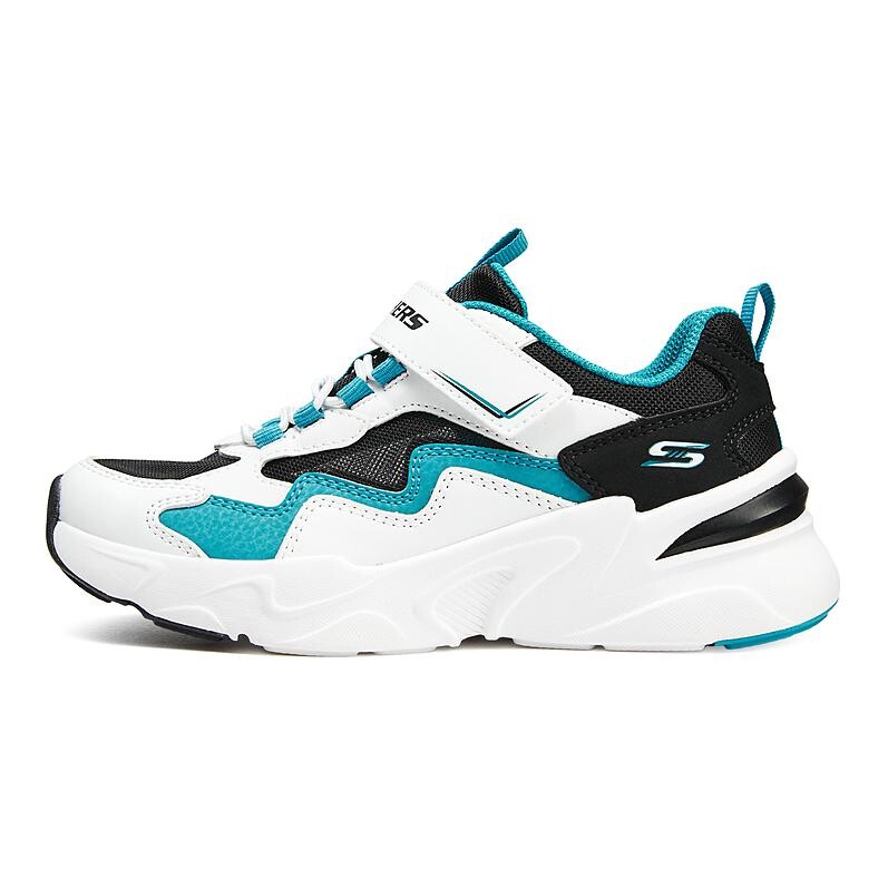 

МАЛЬЧИКИ Дети" Повседневная обувь Дети Skechers Kids, белый/черный/синий