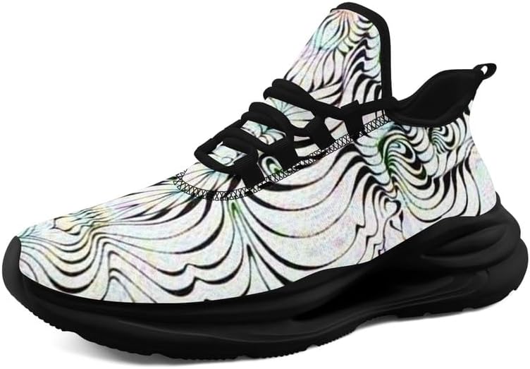 

Готические кроссовки для мужчин и женщин, спортивная обувь в стиле Дарк Арт с черепом, легкие сетчатые кроссовки, панк-стритвир, беговые кроссовки Awsole, белый/черный/зеленый