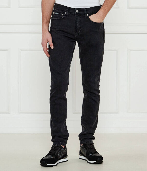 

Джинсы мужские Calvin Klein Jeans прямого кроя, черный