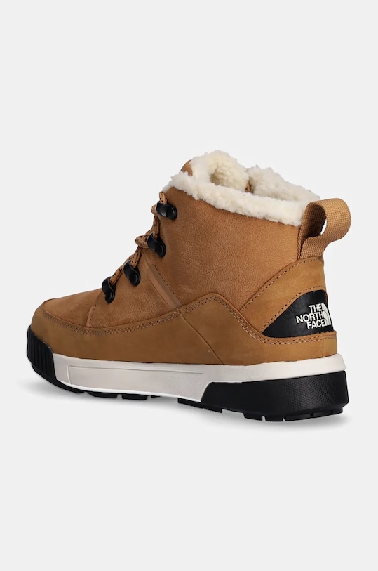 Женские зимние ботинки The North Face Sierra из нубука водонепроницаемые, светло-коричневый — фото 3