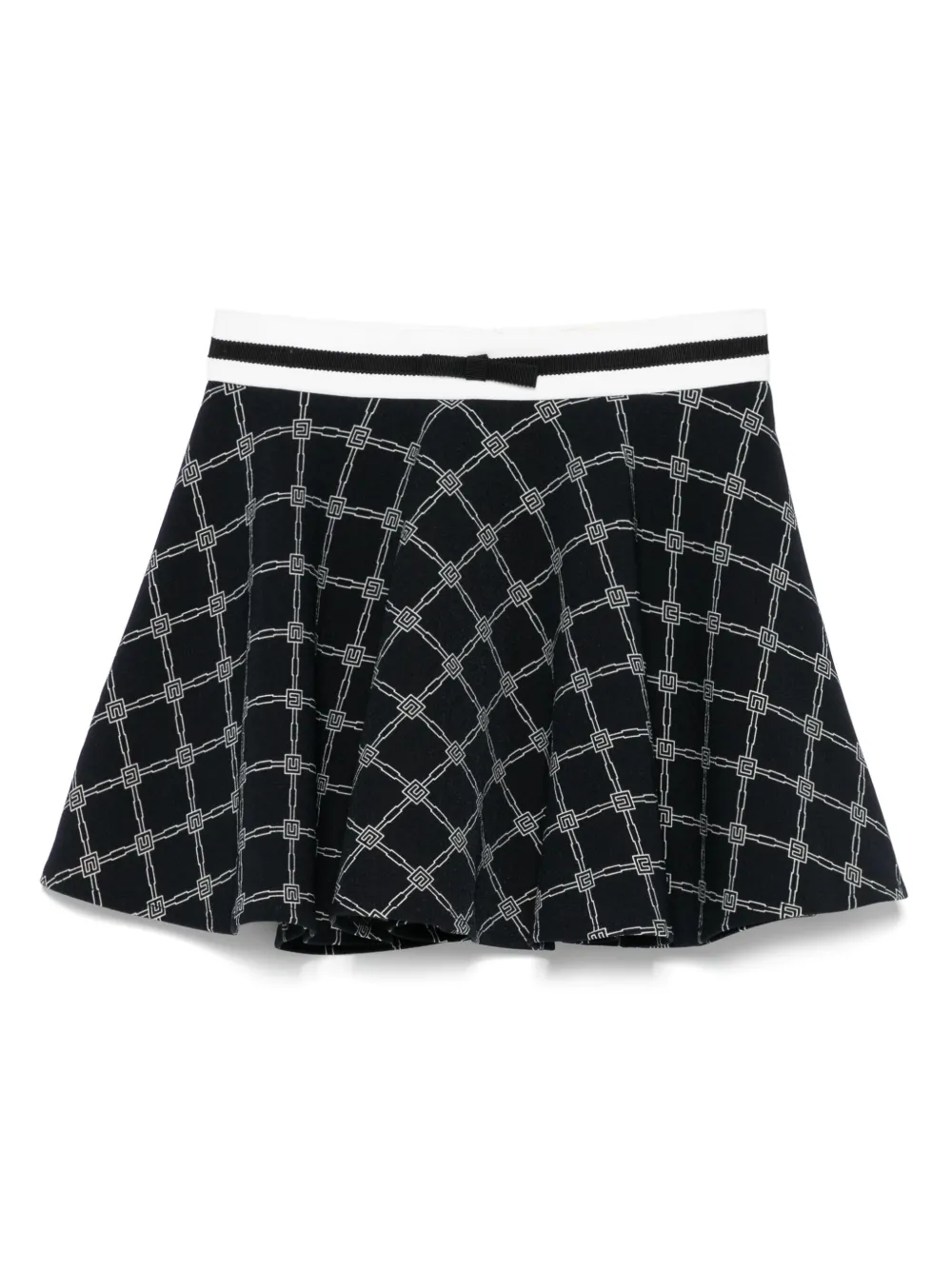 

Юбка с логотипом Elisabetta Franchi La Mia Bambina, черный