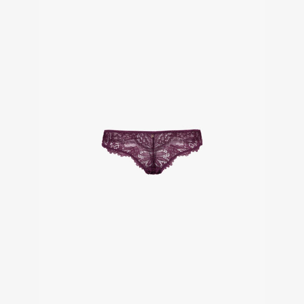

Романтичные стринги средней посадки из кружева-стринги с плетением Savage X Fenty, фиолетовый