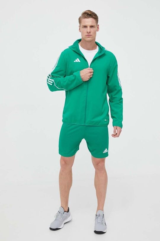 Спортивная куртка Tiro 23 adidas, зеленый — фото 2
