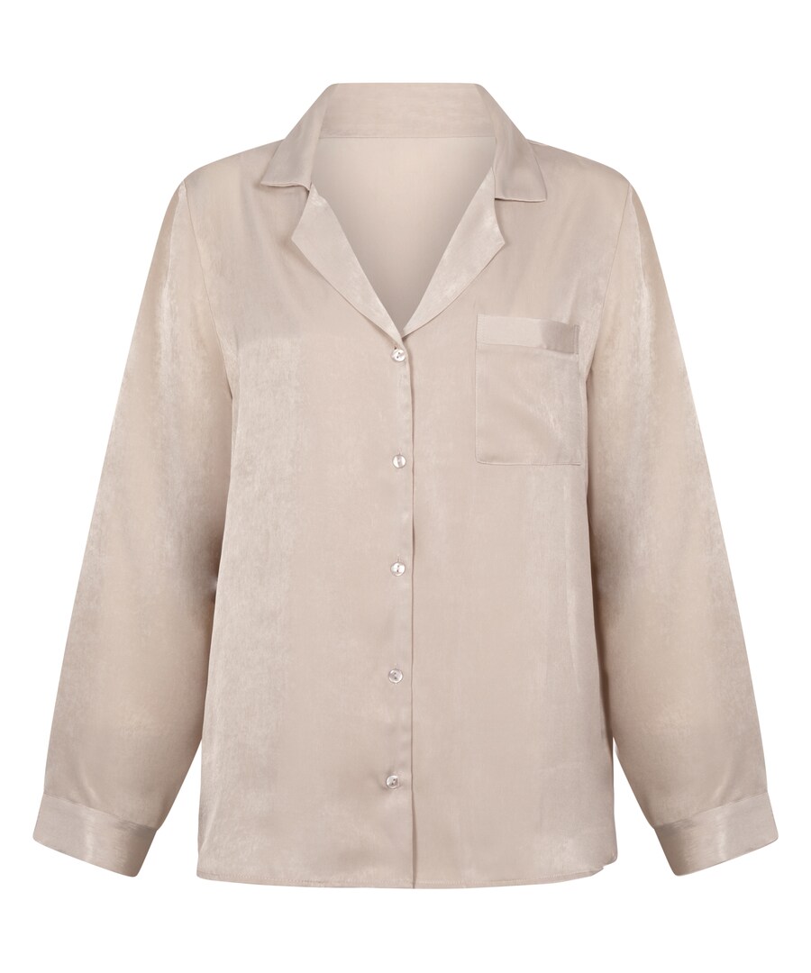 

Пижамная рубашка Hunkemöller, цвет mottled beige