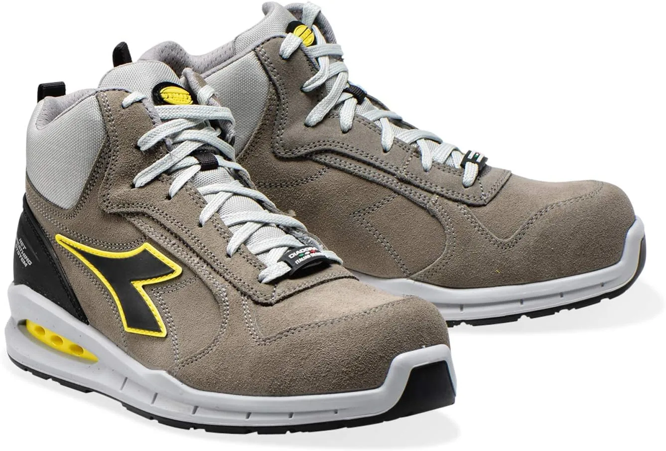 Мужские беговые кроссовки Diadora Run Net Airbox Mid Utility Diadora, серый — фото 4