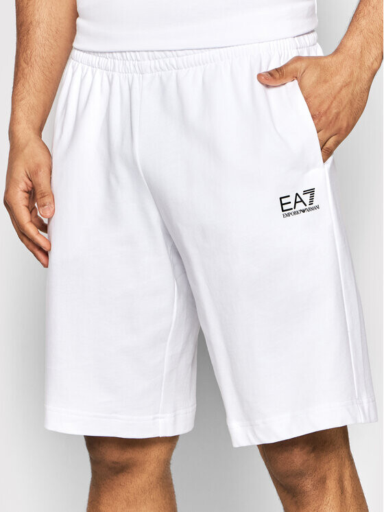 

Спортивные шорты regular fit Ea7 Emporio Armani, белый