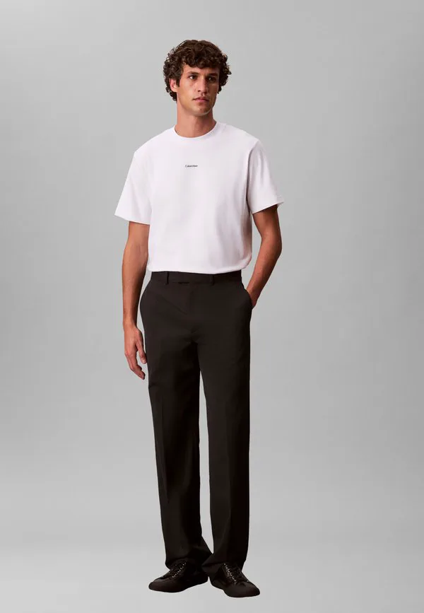 Эластичная нано-футболка, базовая футболка Calvin Klein, Bright White — фото 2