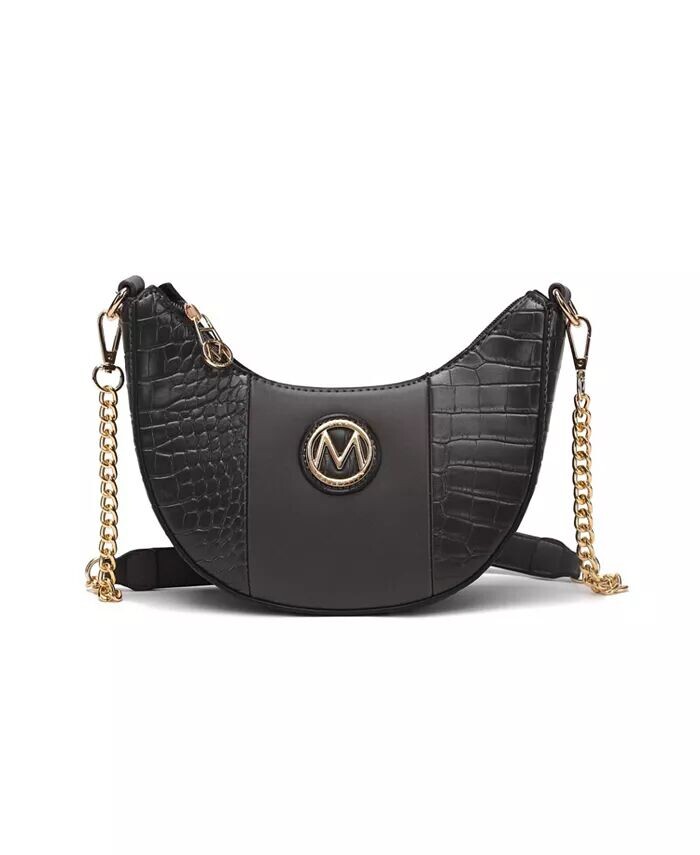 

Сумка на плечо Amira с тиснением под крокодила от Mia K Mkf Collection, серый