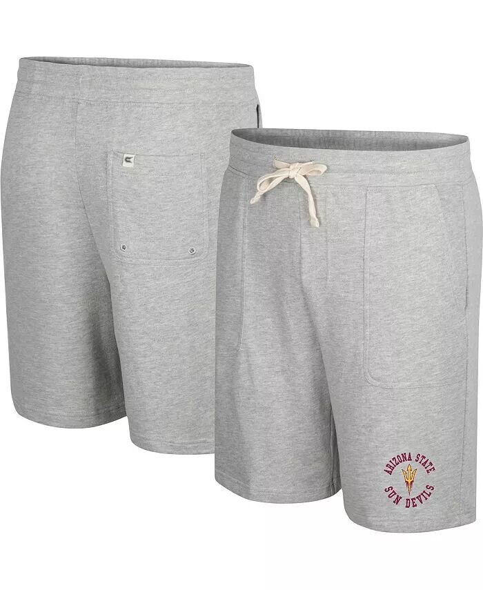 

Мужские шорты Heather Gray Arizona State Sun Devils Love To Hear This Terry Colosseum