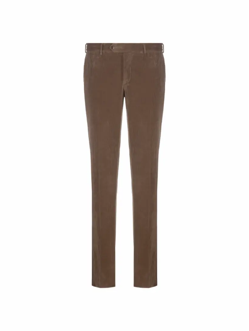 

Вельветовые прямые брюки Pantaloni Torino, коричневый