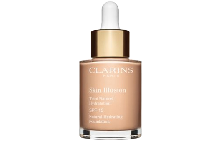 

JIAOYUNSHI сатиновое сияющее жидкое тональное средство прозрачное стойкое без эффекта маски 30мл CLARINS