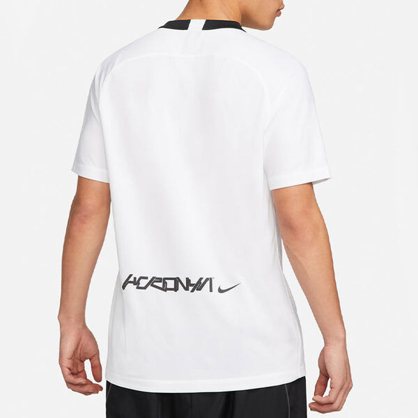 Футболка Nike x ACRONYM Crossover Fan Edition Printing Logo V neck Short Sleeve US Edition White, белый — фото 4