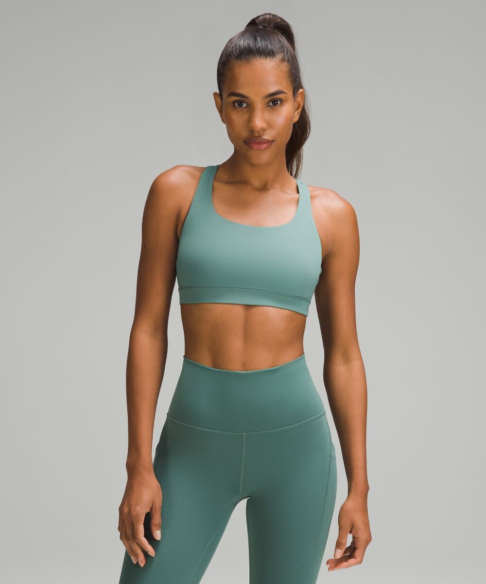 

Спортивный бюсгальтер Lululemon, зеленый