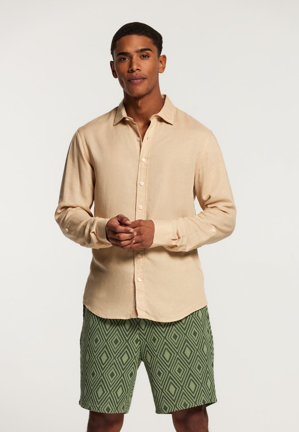 

Рубашка LUCAS Shiwi, цвет warm sand beige