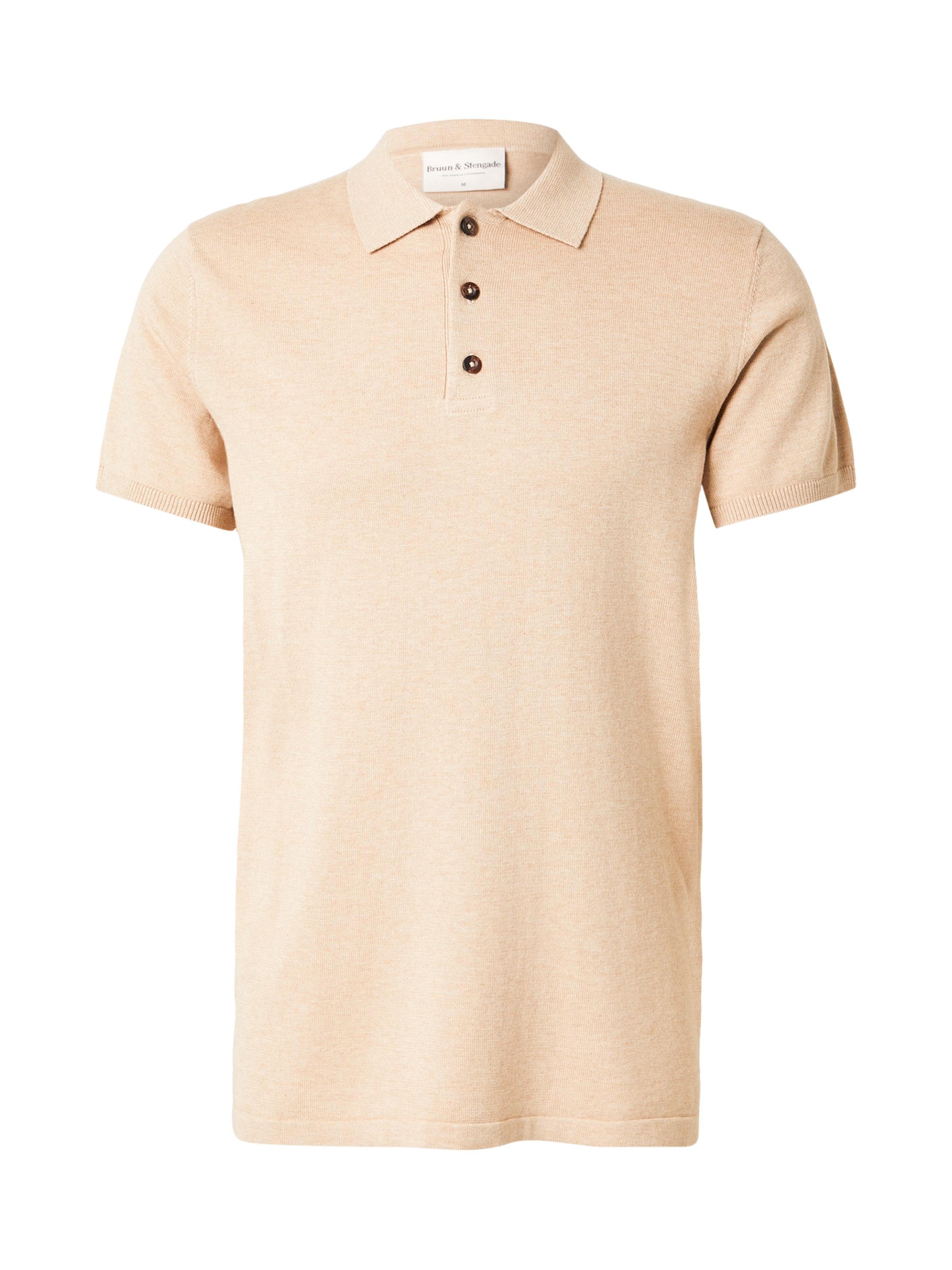 

Bruun & Stengade Футболка 'Baldo' в бежевом цвете