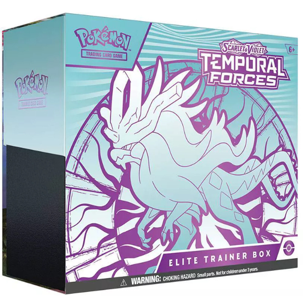 

Карточная игра The Pokemon Company Int'l Pokemon TCG: Scarlet & Violet: Temporal Forces - Elite Trainer Box - Walking Wake