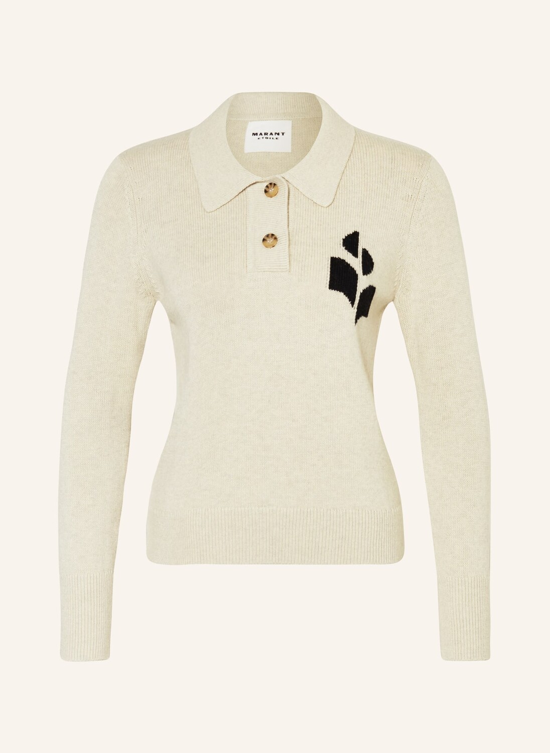 

Свитер нола MARANT ÉTOILE, экрю