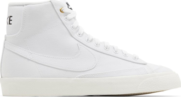 

Кроссовки Wmns Blazer Mid '77 Canvas 'White Sail', белый