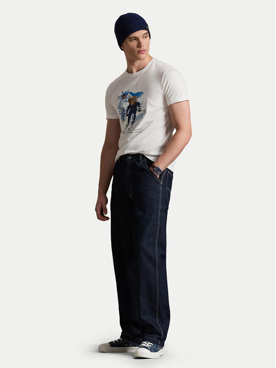Футболка regular fit 710P07343001 Polo Ralph Lauren, белый — фото 2