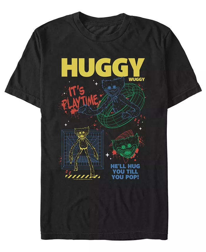 

Мужская футболка с принтом Poppy Playtime Fifth Sun, черный