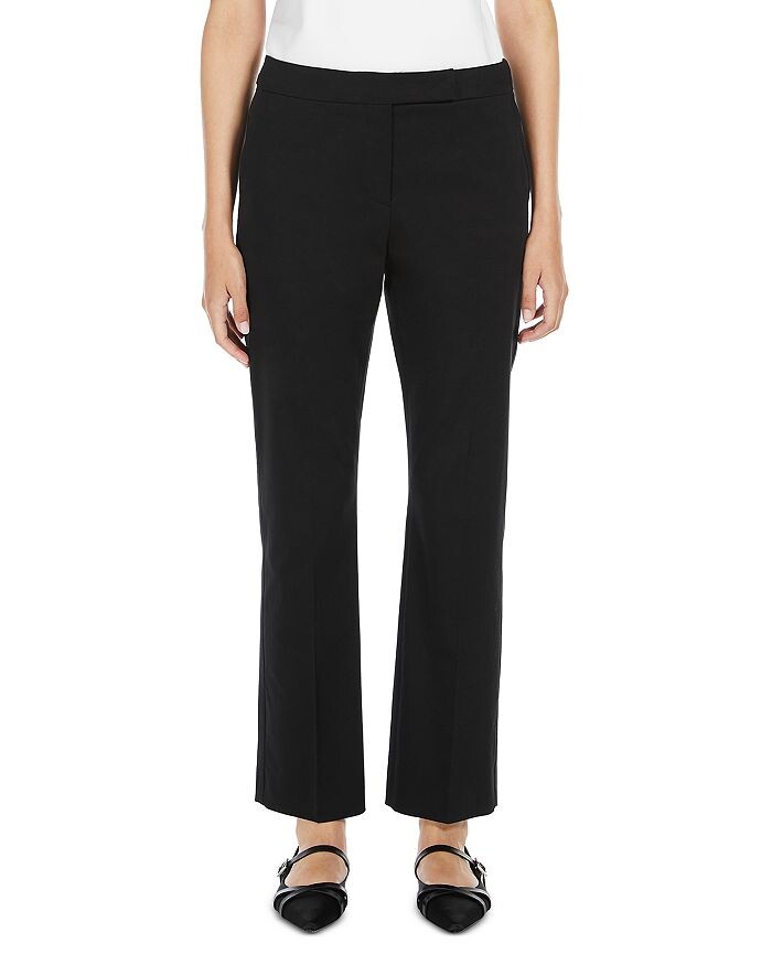 

2 Брюки прямого покроя цвета окра Max Mara, черный