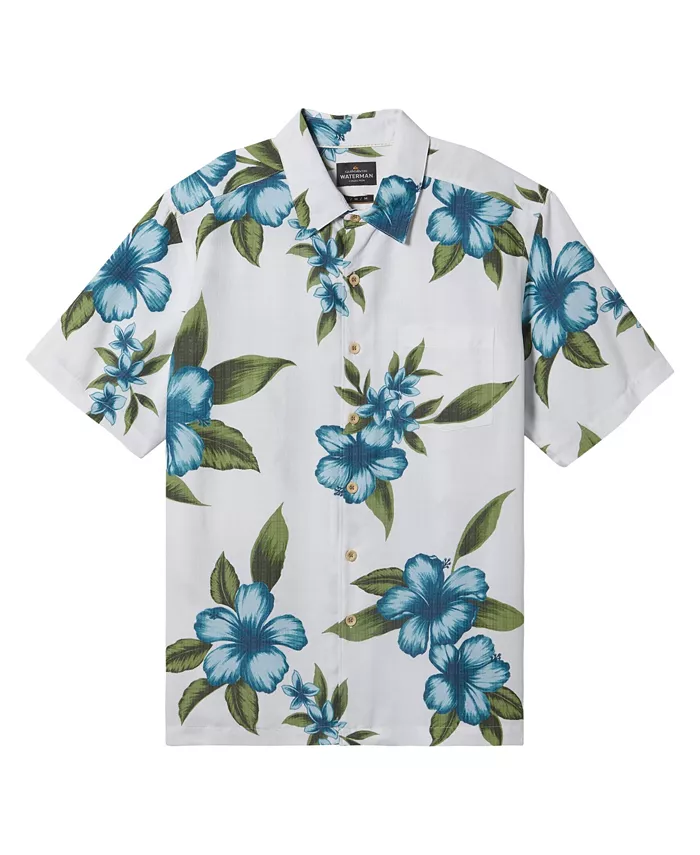 

Quiksilver Мужская рубашка с коротким рукавом Outer Reef Quiksilver Waterman, синий