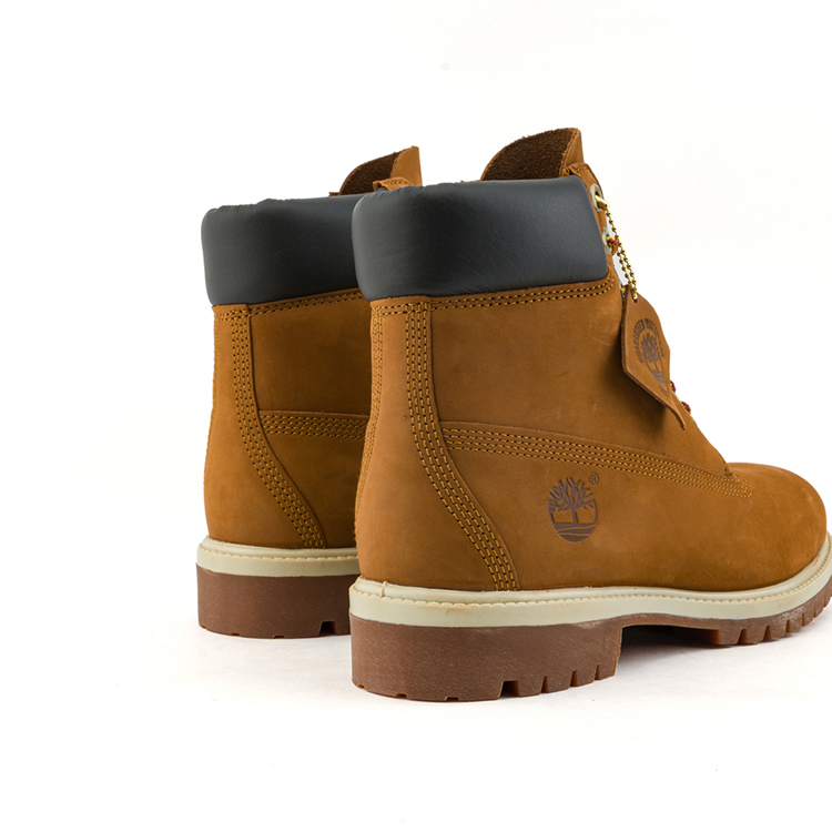 Мужские ботинки Timberland Outdoor кожаные средней высоты, темно-пшеничный — фото 4