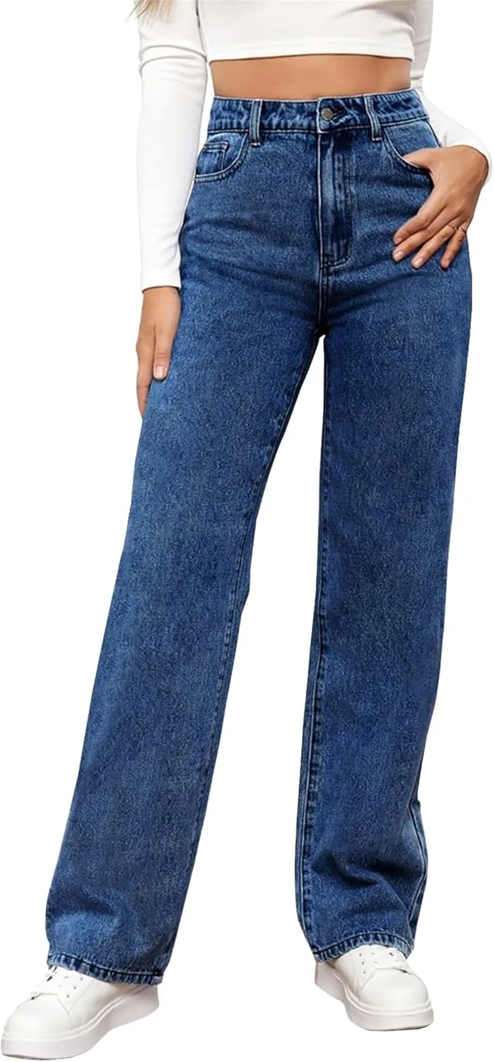 

Джинсы женские High Waisted Wide Leg с эффектом Tummy Control
