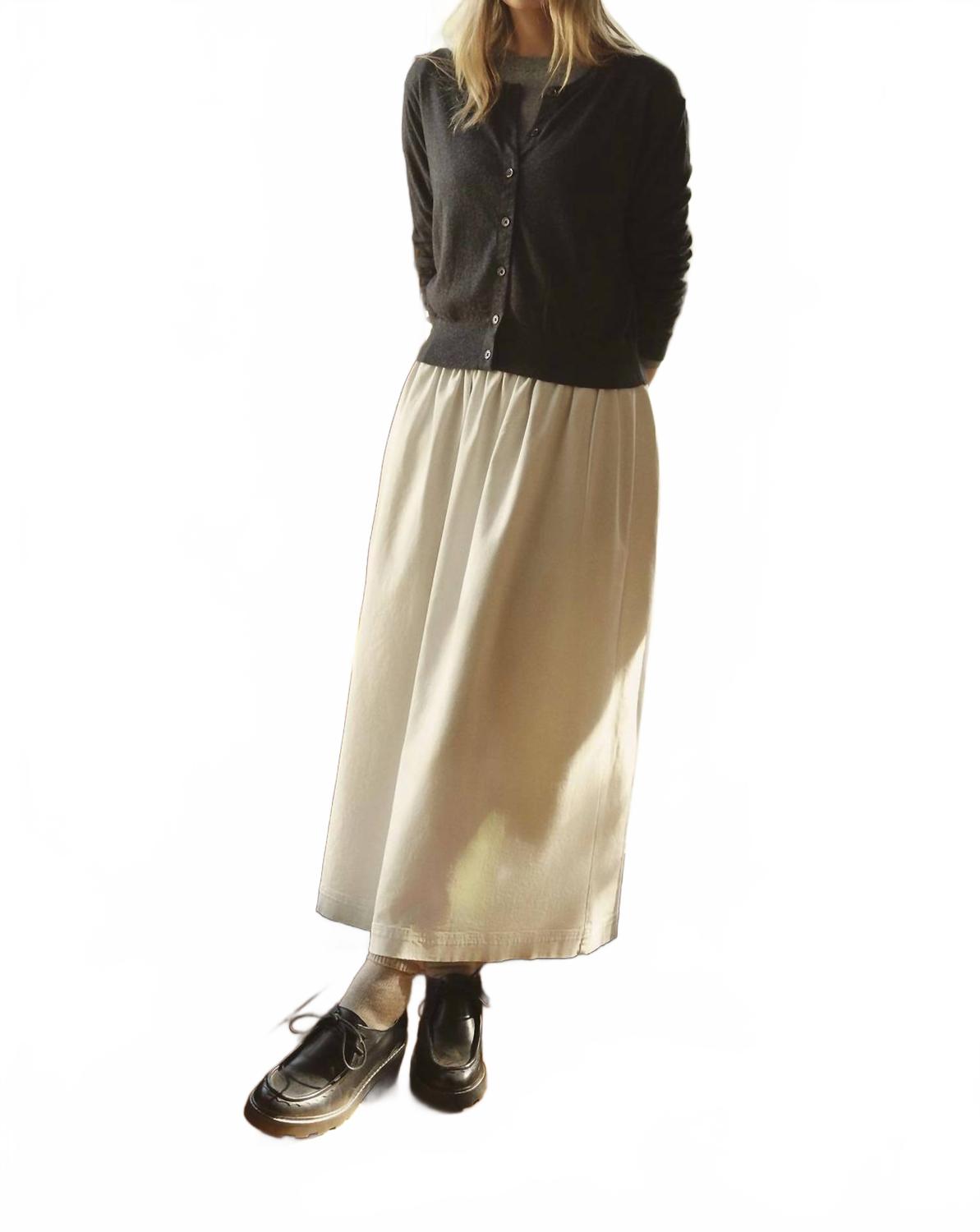 

Юбка Sophia в цвете слоновая кость Velvet by Graham & Spencer