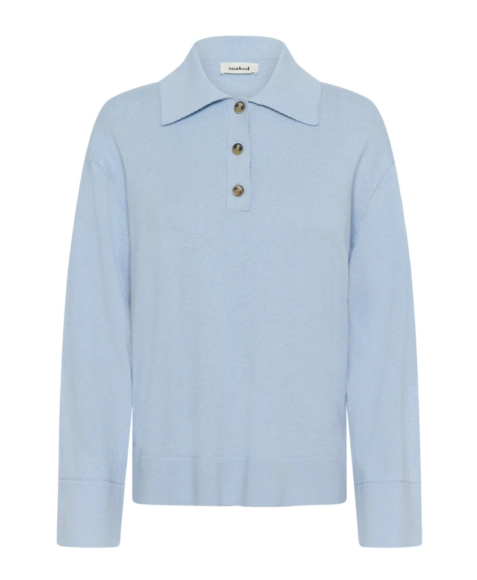 

Синий свитер поло Soaked In Luxury, синий