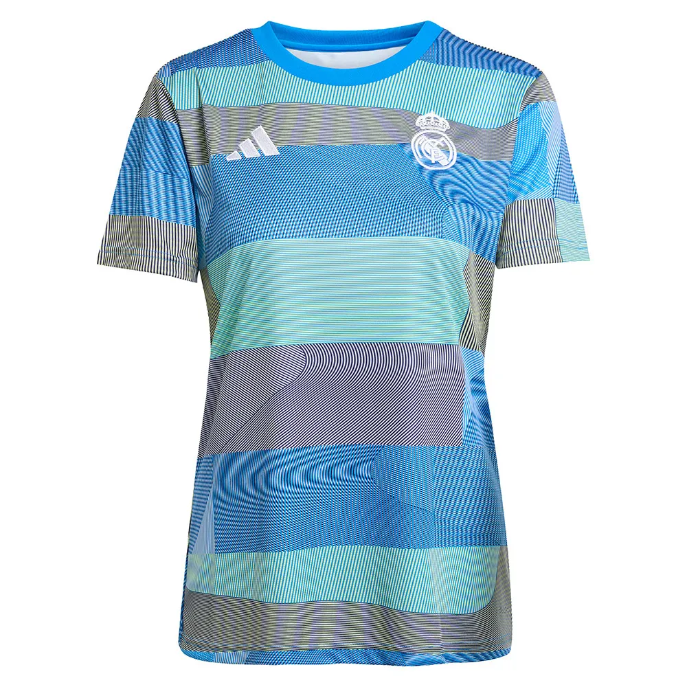 

Футболка с коротким рукавом adidas Real Madrid 25/26 pre match Woman, синий