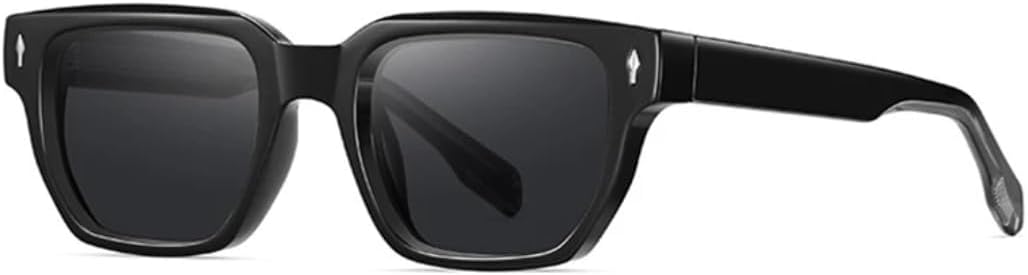 

Ретро-солнцезащитные очки «кошачий глаз» класса люкс для женщин и мужчин, прозрачные, с градиентным покрытием, защитой от УФ-излучения UV400 и заклепками UATXTAU, Black Grey