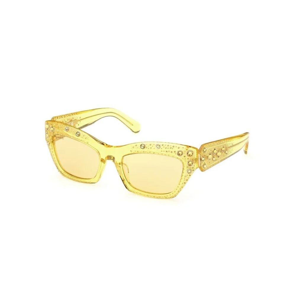 

Желтые пластиковые солнцезащитные очки Swarovski